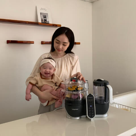 【babymoov】一打一也能省時方便的製作副食品的Nutribaby(+)食物調理機