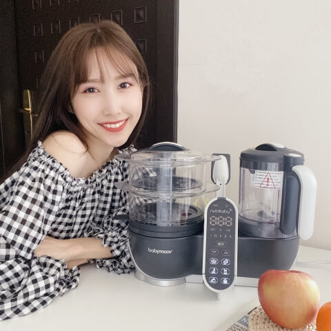 五種功能結合一台省空間的Babymoov Nutribaby(+)五合一食物調理機