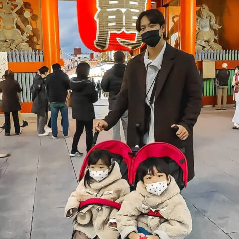【世界最小雙寶車】還好有帶著 MOOV Design世界最小雙寶車一起出國!