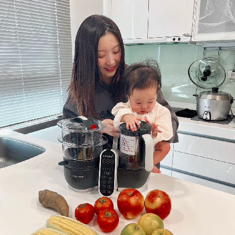 【babymoov】優雅踏上寶貝副食品之路babymoov調理機