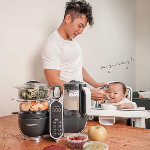 Babymoov調理機讓你輕鬆、簡單、優雅的準備寶寶的餐點